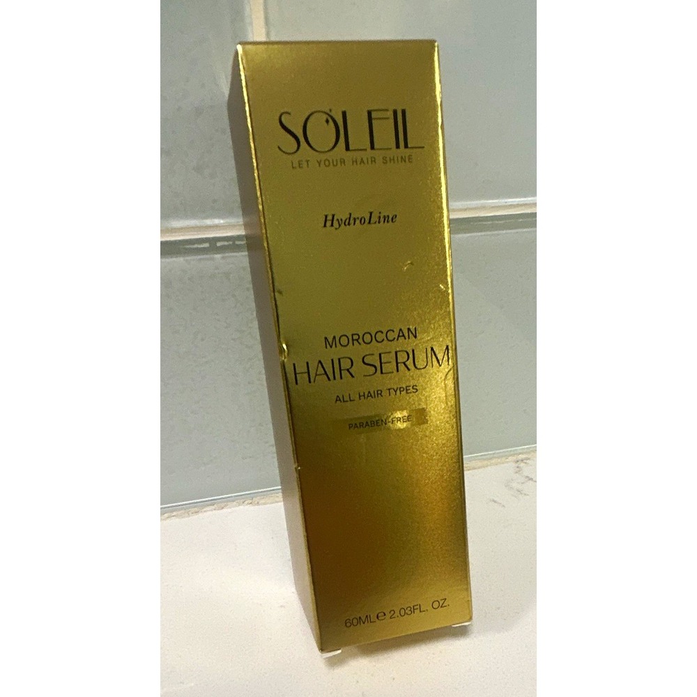 Soleil HydroLine NEW RARE Moroccan Hair Serum Argan Oil Paraben-Free MSRP:$249
